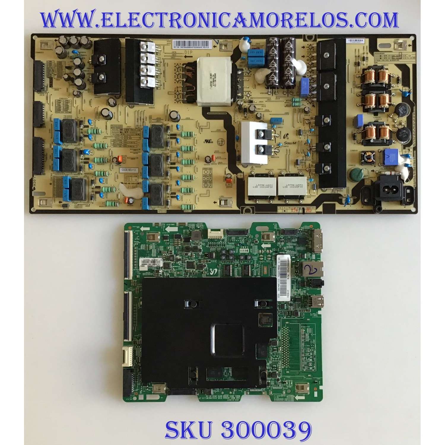 KIT DE TARJETAS PARA TV SAMSUNG / NUMERO DE PARTE MAIN BN94-10757A / BN41-02504A / BN97-10623A / BN9410757A / FUENTE BN4400880A / L65E8N_KSM / BN44-00880A / PANEL CY-QK065FLLV3H / DISPLAY BN96-39216A / MODELOS UN65KS800FXZA FA01 / UN65KS800DFXZA FA01 
